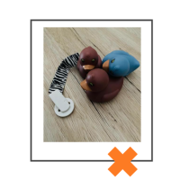 Speenclip zebraprint